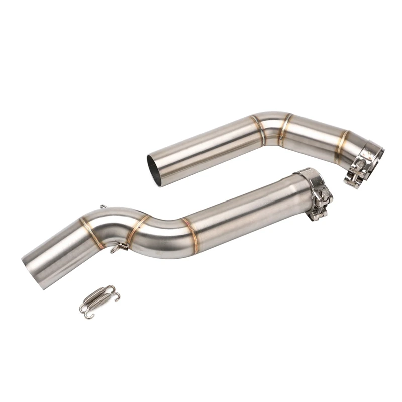 Средняя выхлопная труба мотоцикла Соединительная глушитель средняя секция