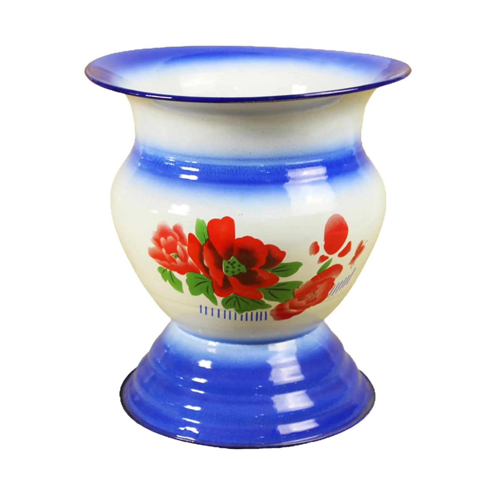 

Beauty Chinese Fruit Container Spittoon Champagne Ice 23x24.5cm