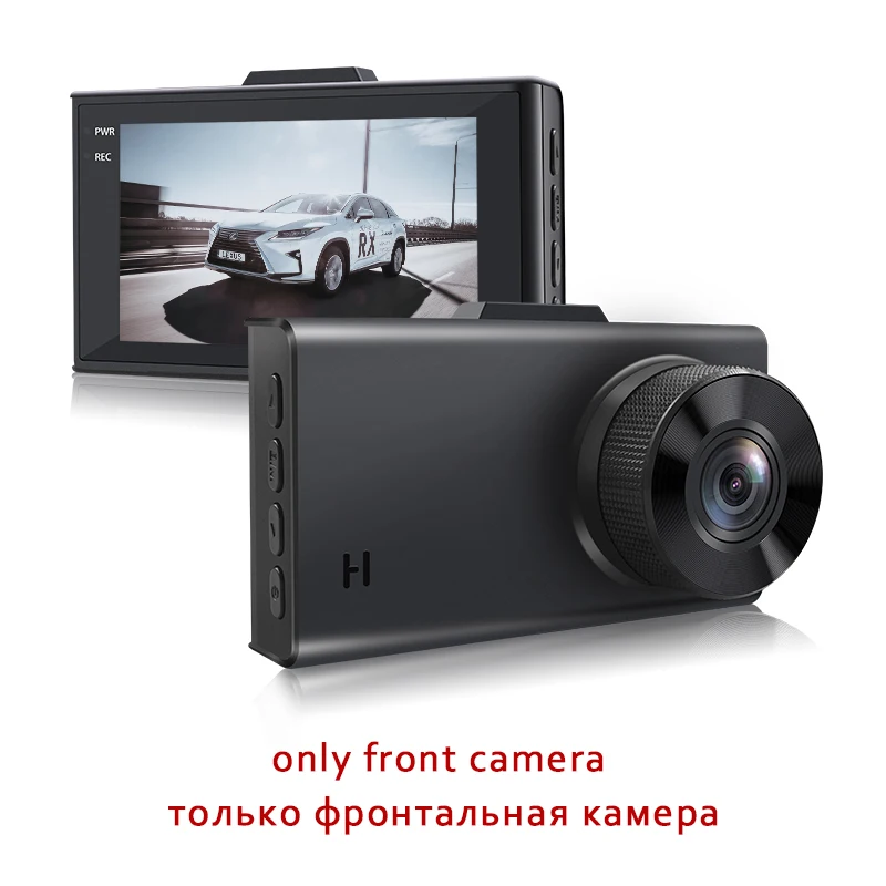 Only front Camera 3,0 ips экран UHD 2K Автомобильный видеорегистратор двойная камера H.265 чип Hisilicon с супер конденсатором 170 градусов F1.4 объектив видеорегистратор - Название цвета: Only front Camera