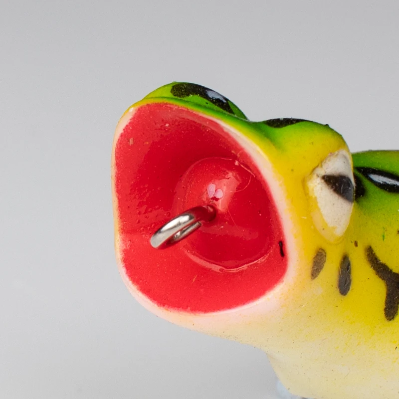 OBSESSION прыжок Лягушка приманка жесткая поппер приманки силиконовая с юбкой