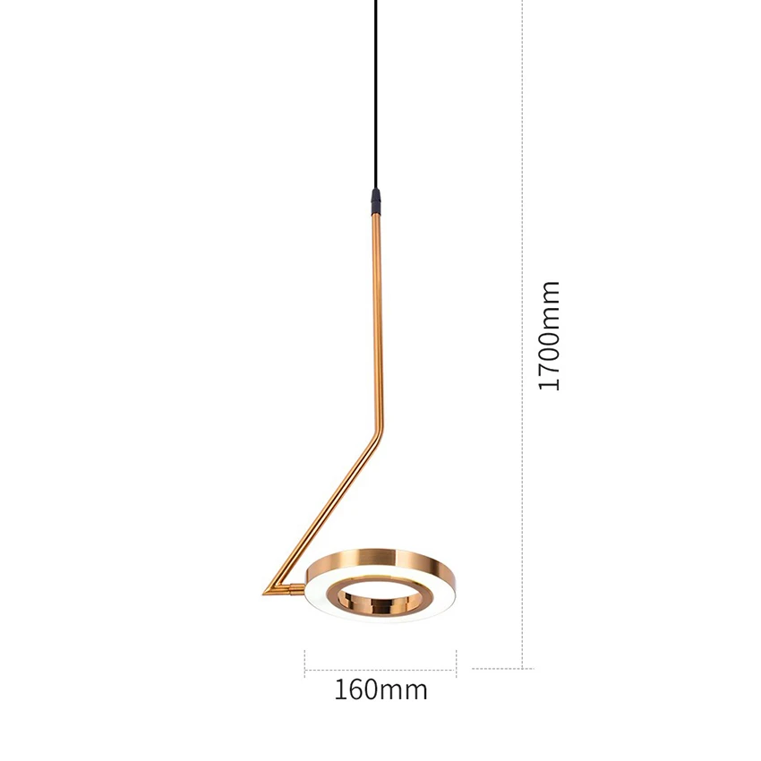 Дизайнерские подвесные лампы в скандинавском стиле светодиодный светодиодная