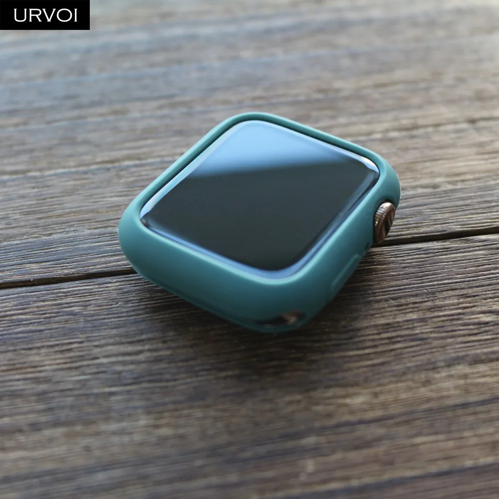 Яркий защитный чехол URVOI для iWatch 41 45 40 44 мм яркие аксессуары часов серии 8 7 6 SE 5 4 3 21