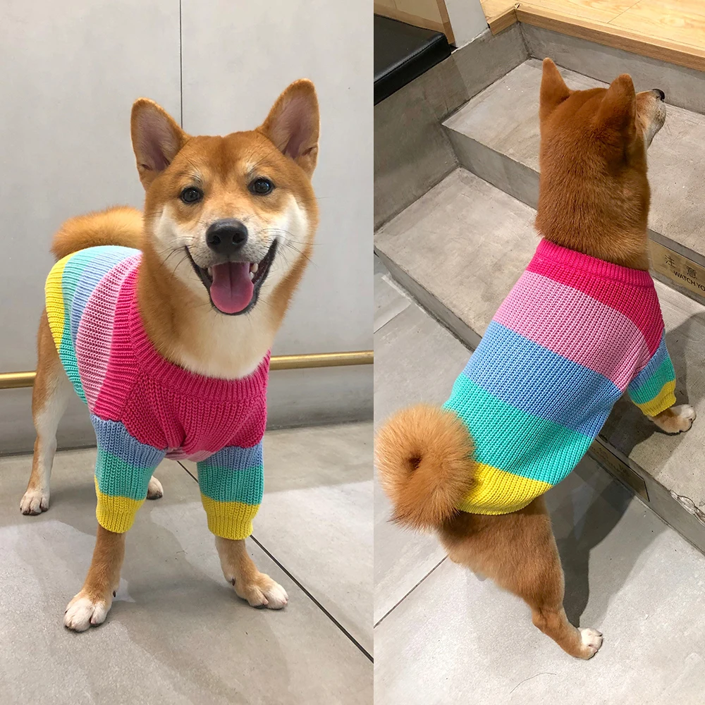 Свитер пальто мягкая одежда жилет для маленьких средних зимних теплых свитеров