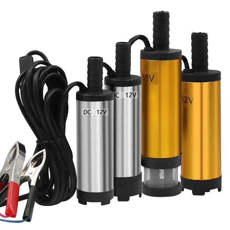 12V and 24v DC Diesel Fuel Water Oil Car Camping fishing Submersible Transfer Pump Wholesale 38mm 51mm