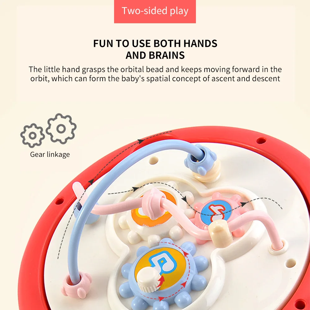 

Hand Drums Children Baby Music Educational Toys Musical Instruments Pat Drum Baby 6-12 Months Educational Toys Children Kids