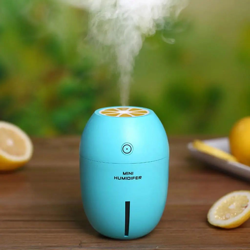Ultrasonic Mini Lemon Humidifier Room Car LED Air Diffuser Purifier Essential Oil Aromatherapy Cool Mist Maker 2020 | Бытовая техника