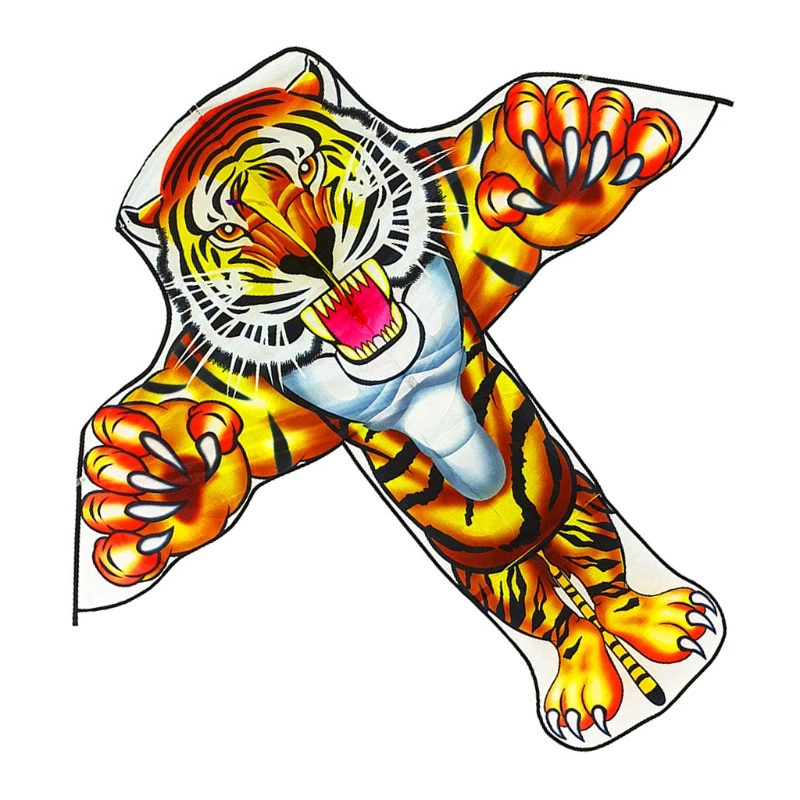 

Воздушный змей Tiger/lion, летающее блюдце для взрослых и детей, лучший выбор для пляжа и активного отдыха