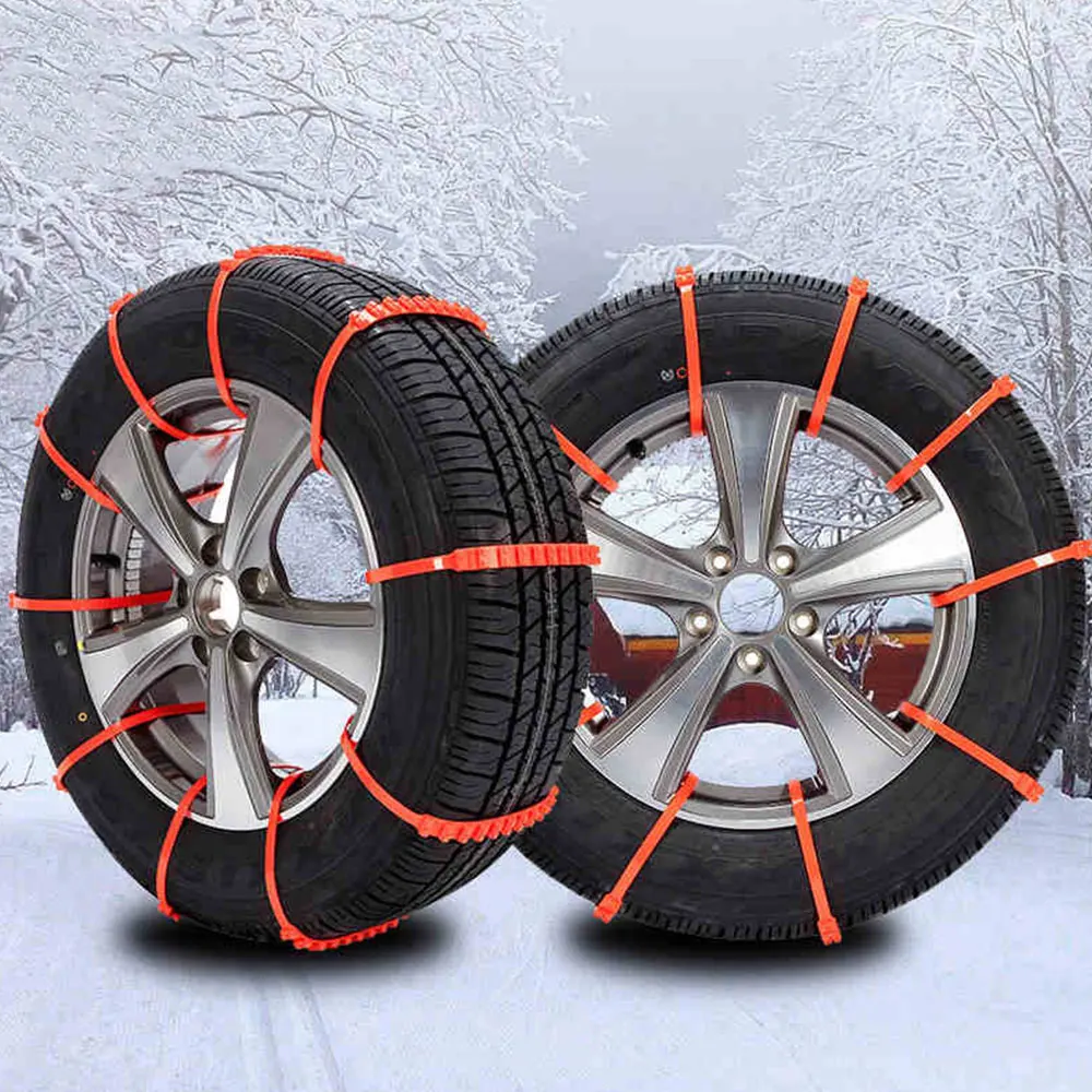 Vehemo Пряжка противоскользящие цепи цепь для снега зима Вождение Легкая установка