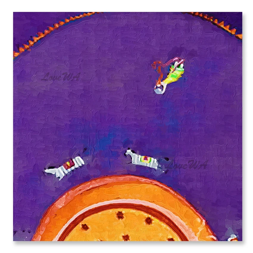 

Blue Color Design Abstract Art 1 Panel Oil Painting Canvas Wall Art Unframed Wall Pictures Artwork Modern Living Room Decoration