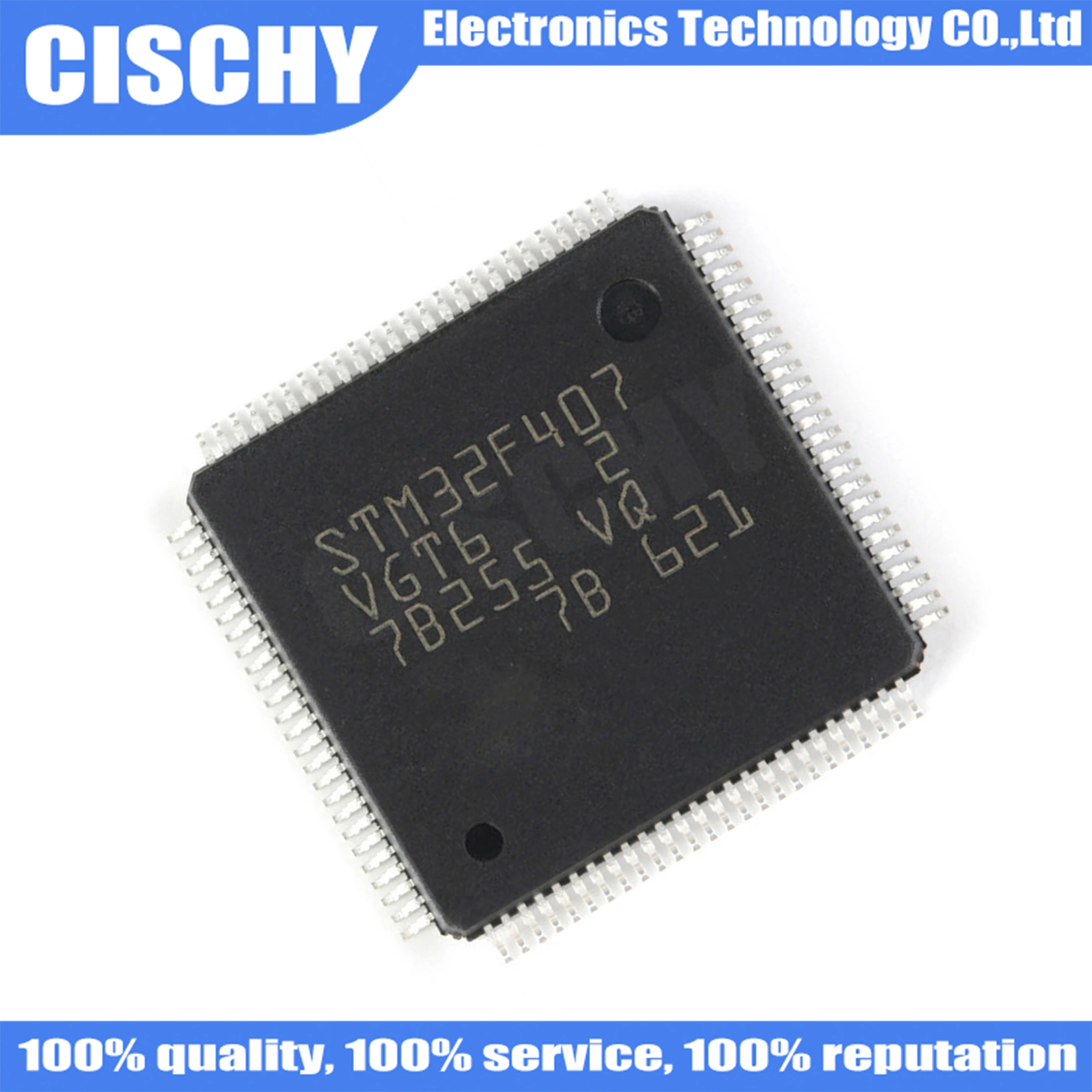 

1 шт./лот STM32F407VGT6 STM32F407 32F407VGT6 TQFP-100