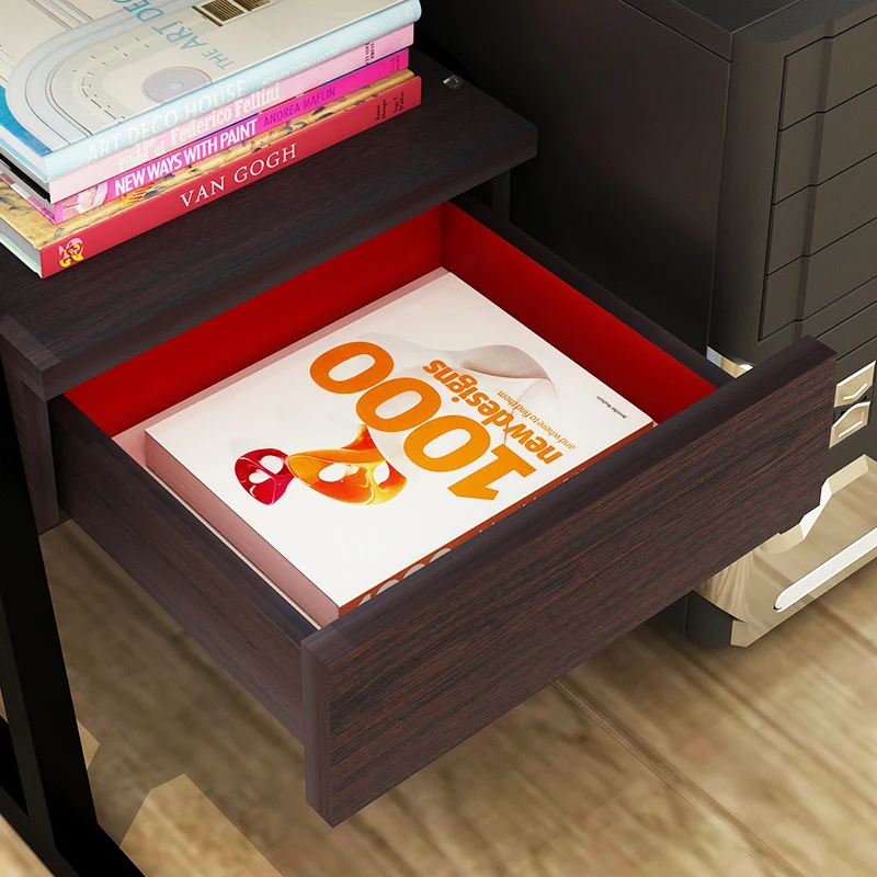 

Computer Desk Desktop Household Minimalist Student Bedroom Desk Bookshelf