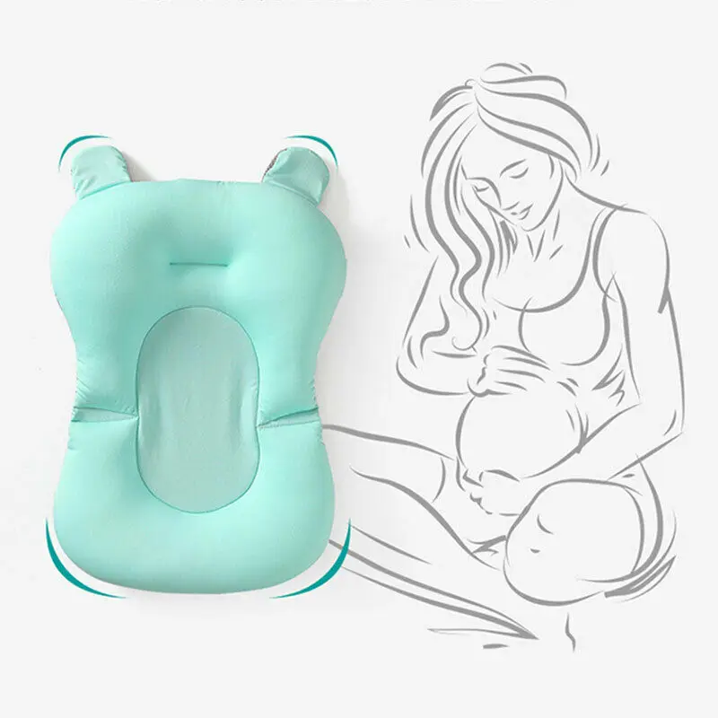 2019 подушка для купания младенцев коврик ванной безопасности Подушка Складная