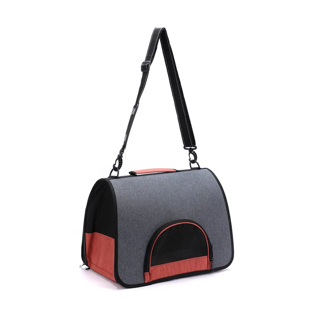 

Pet Outdoor Travel Cat One-hand Diagonal Gauze Bag Portable Breathable And Convenient Strong Buckle Bag