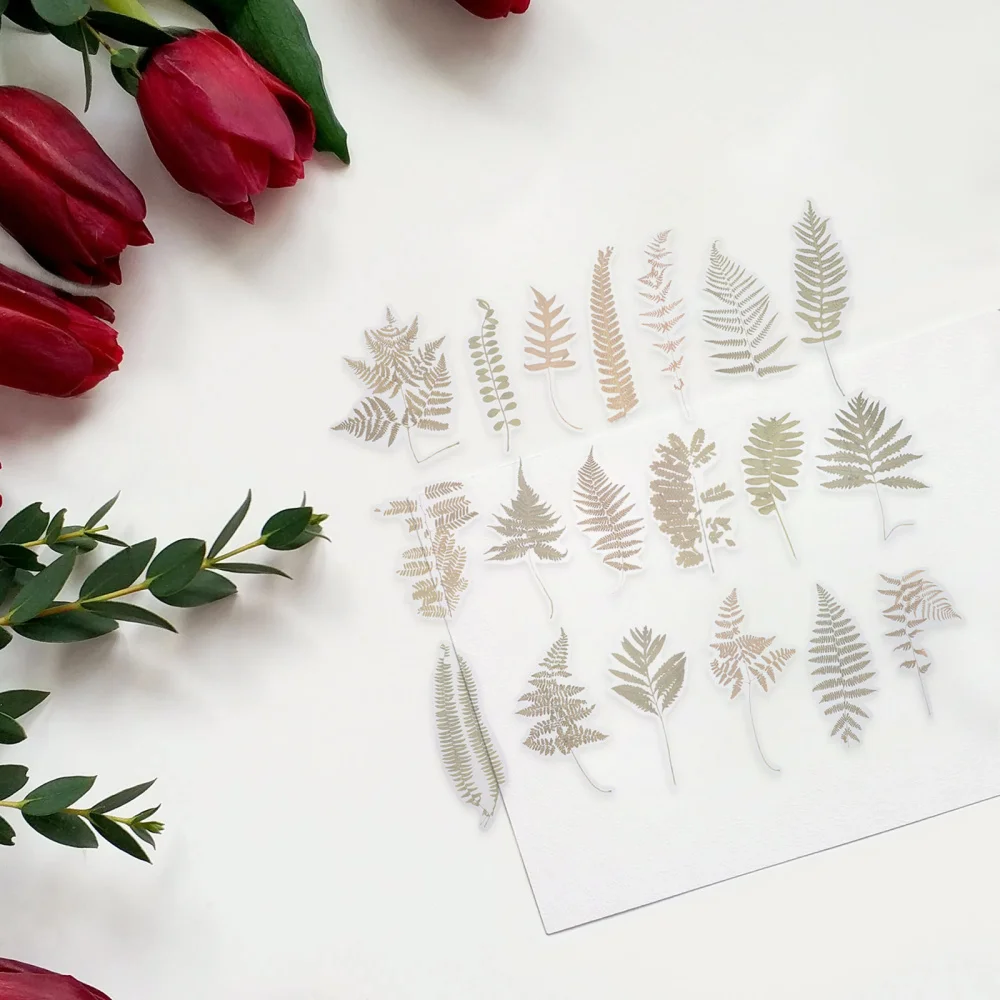 

6 Sets Unique Floret Stickers Durable Hand Account Decals Creative Sticker Kits