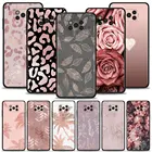 Чехол для Xiaomi Poco X3 NFC M3 Pro, pocophone F1, Note 10 Lite, CC9, CC9E, A2 Lite, мягкий чехол из ТПУ, розовая роза, блестящая картинка