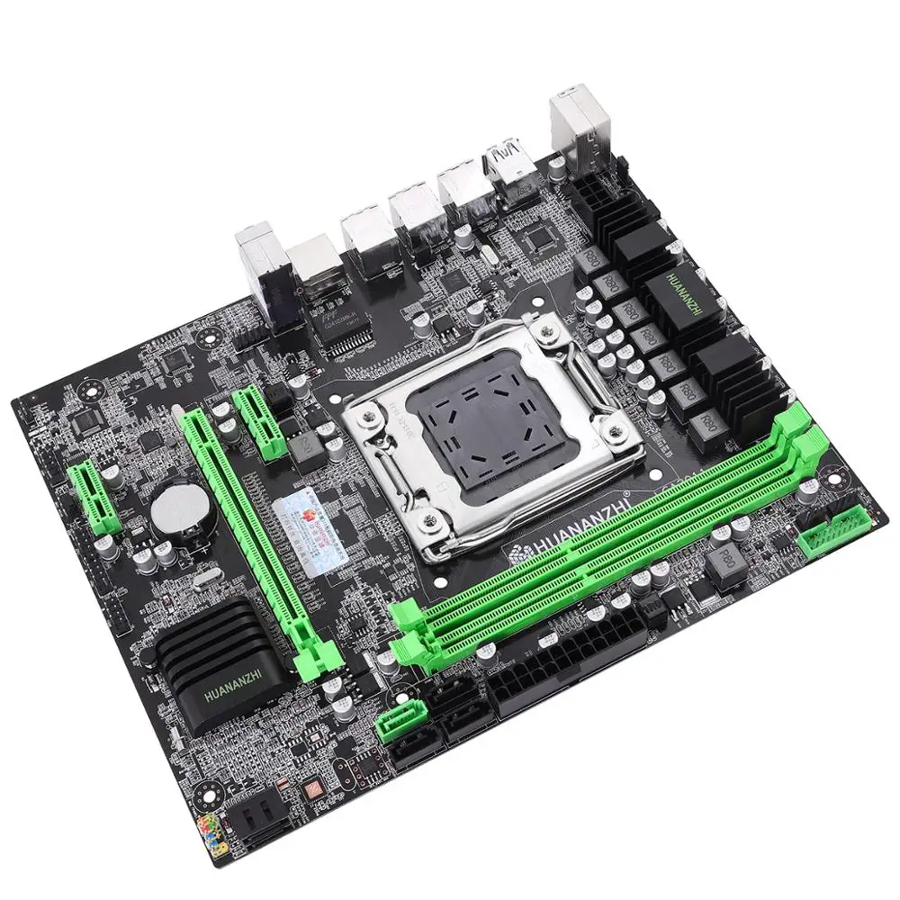 Распродажа материнских плат от известного бренда huanan Zhi X79 LGA2011 материнская плата с процессором Intel xeon E5 2620 V2 ram 8G DDR3 1600 REG ECC