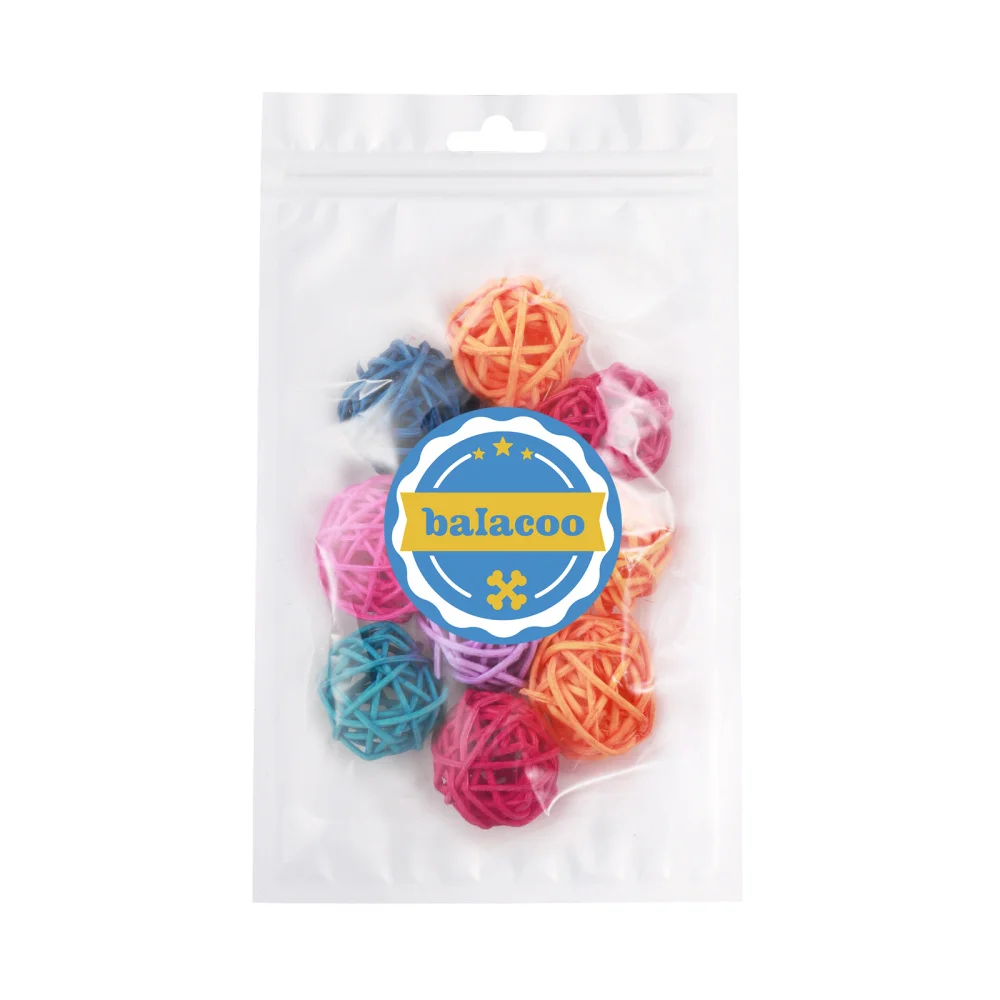 

Balacoo 10Pcs Willow Branch Rattan Balls Bird Parrot Chew Toys Bird Cage Hanging Ornament for Small Animals (Mixed Color)