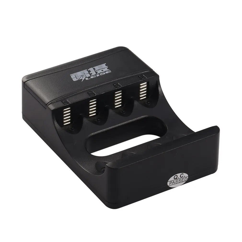 LEISE 4 слота Смарт USB аккумуляторная батарея зарядное устройство с Светодиодный