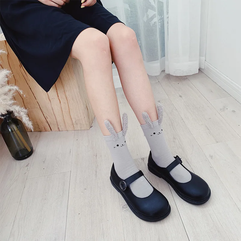 SP &amp CITY женские носки с мультяшными кроличьими ушками в стиле &quotЛолита&quot милые