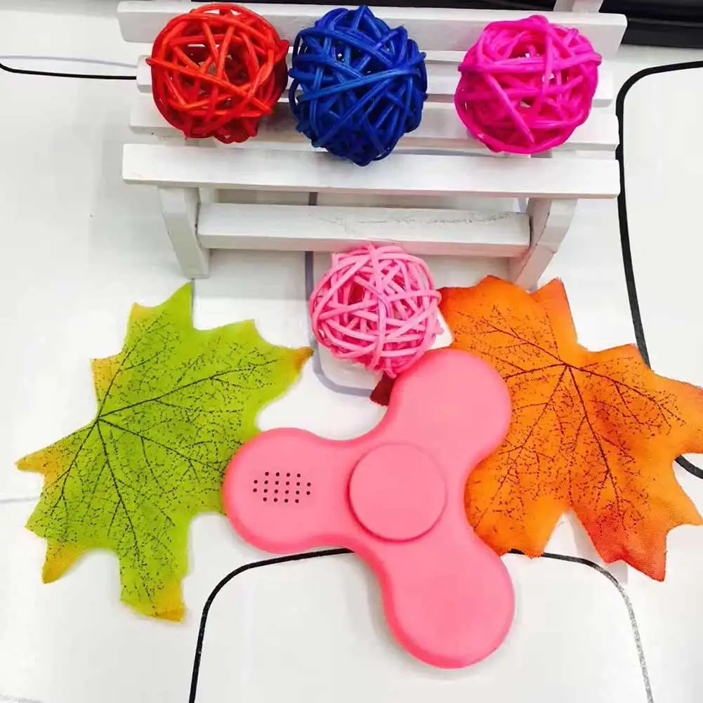 Модный Bluetooth динамик ручной Спиннер светодиодный светильник АБС пластиковый