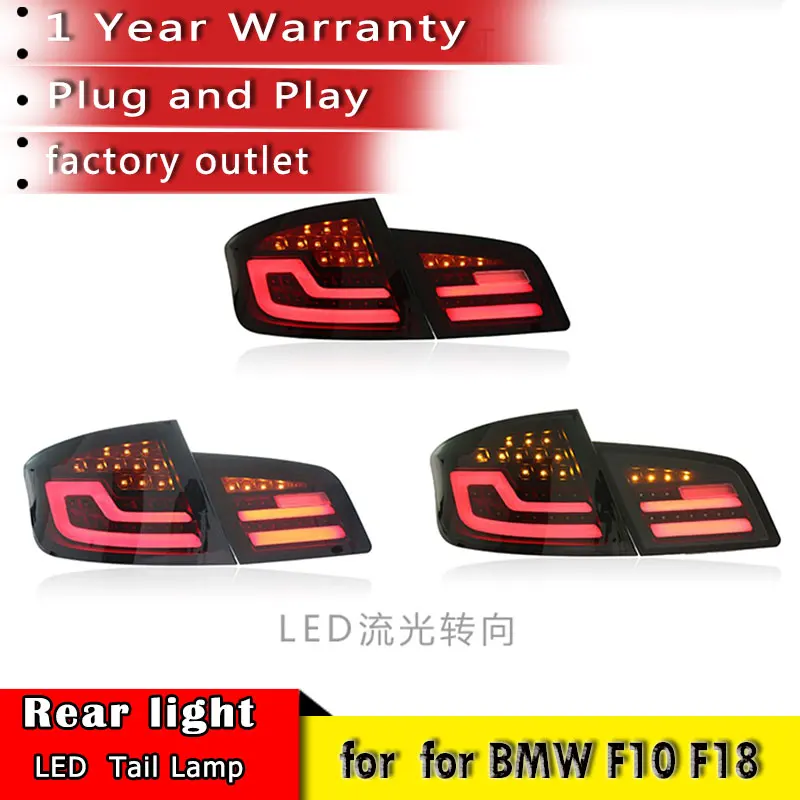 

New Car Styling for BMW F10 F18 Taillights 2011-2017 for F10 F18 LED Tail Lamp dynamic Turn Signal LED light