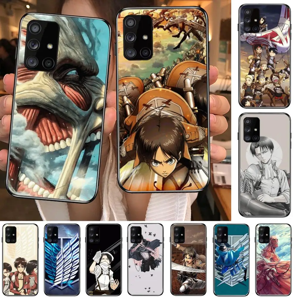 

Titan Attack Titan Attack Phone Case Hull For Samsung Galaxy A 90 50 51 20 71 70 40 30 10 80 E 5G S Black Shell Art Cell Cover