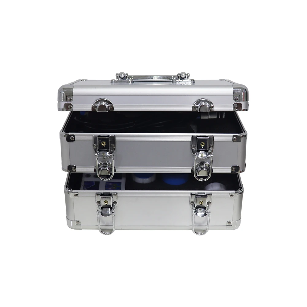 Чемодан на рынке) ударно волновой терапии машина с 7 бутонами Профессиональная