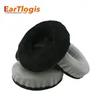 EarTlogis бархатные Сменные амбушюры для JVC HA-W200RF HA W-200RF гарнитура части наушника крышка Подушка 
