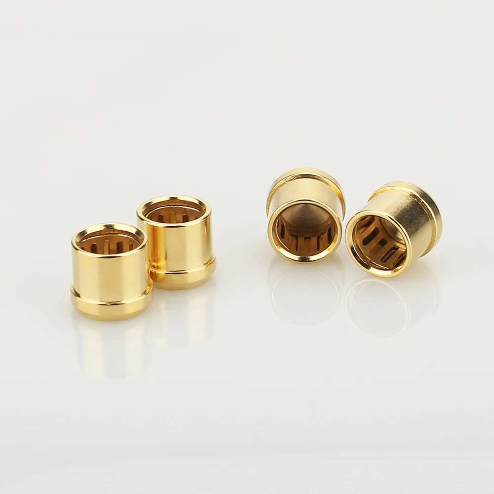 16 шт. позолоченный штекер RCA Cap Short-разъем электрической цепи Phono Connector