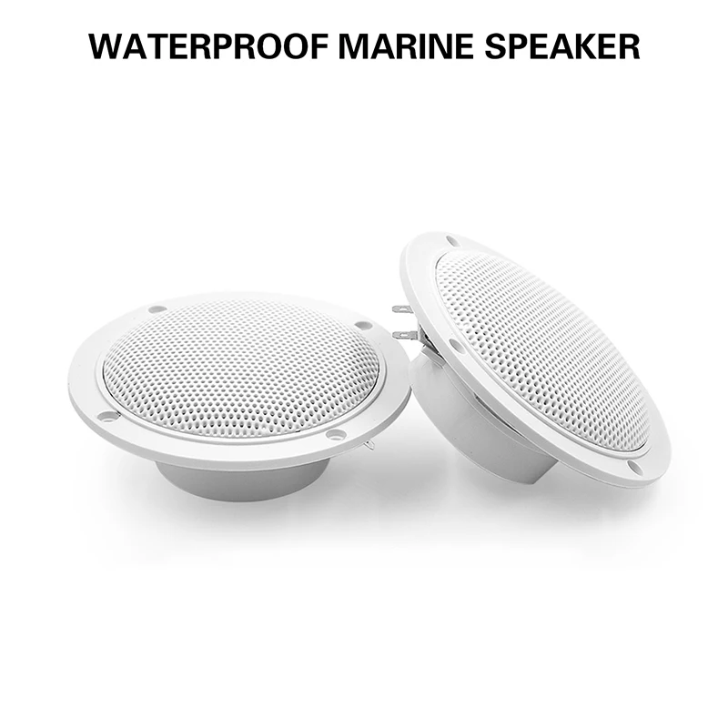 2 пары 120W 4 inch морских колонки двойной полный спектр Водонепроницаемый лодка