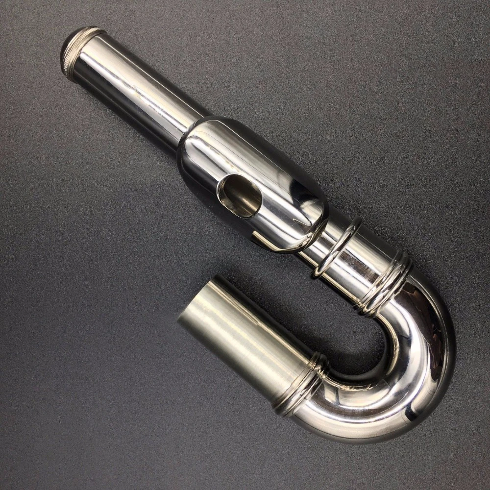 Флейта головка Посеребренная флейта голова мундштук принадлежности для флейты