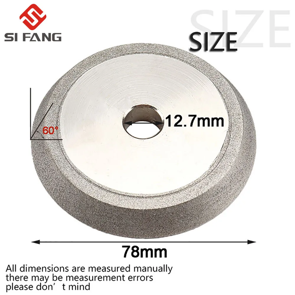 

1 шт. 78 мм Алмазный шлифовальный круг гальванический шлифовальный круг 150 грит шлифовальная машина для Карбида Металла вольфрамовой стали фреза