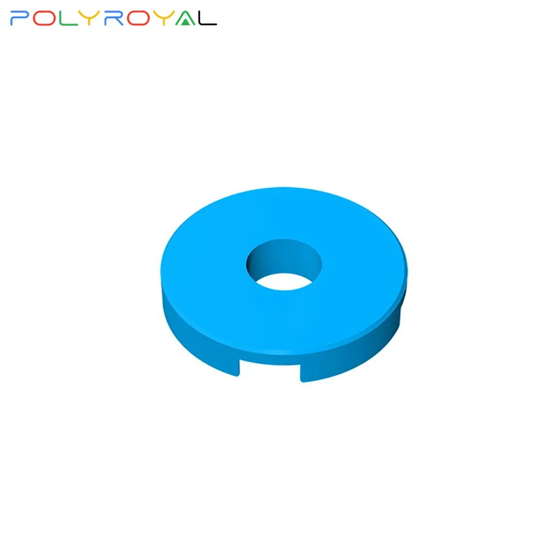 Строительные блоки технический элемент сделай сам 2x2 Глянцевая круглая пластина