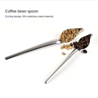 stainless steel ground beans scoop amount of sampling spoon bean coffee roasting machine stainless steel spoon