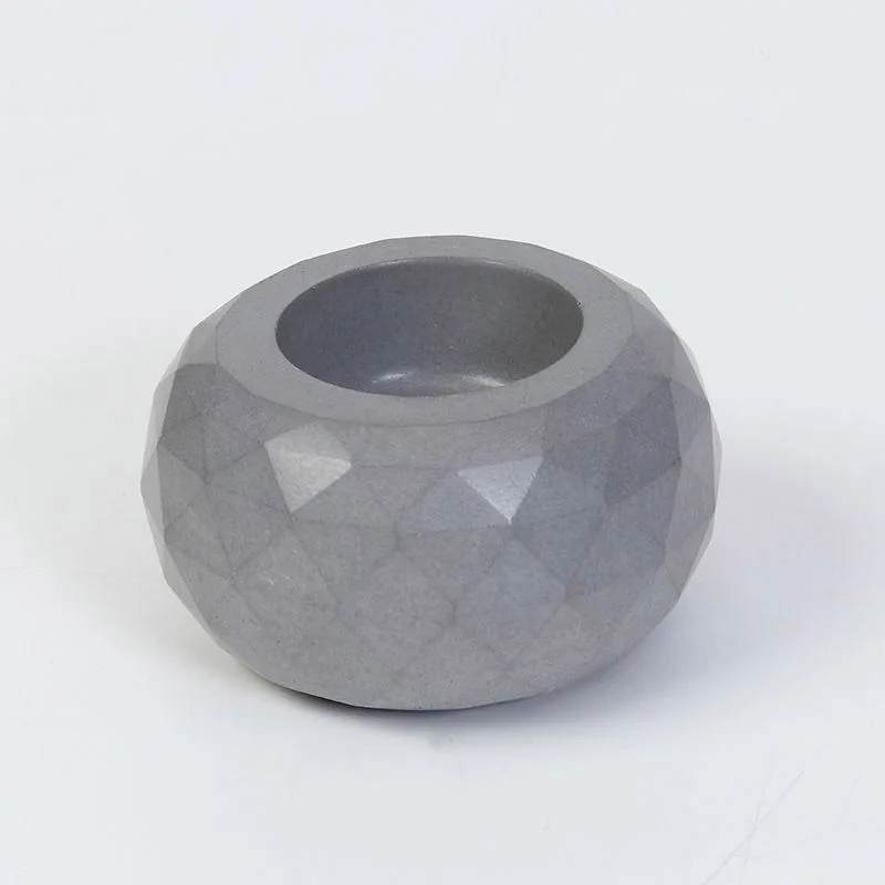 Силиконовая форма для бетона подсвечника с геометрическим дизайном в виде шара