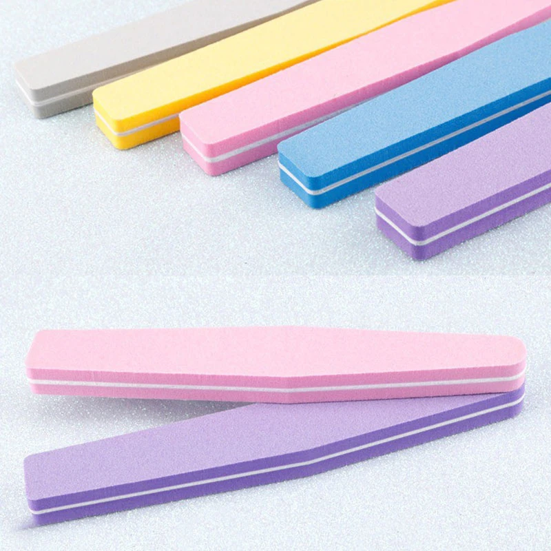 

Washable Sanding Sponge Nail File Buffer 100/180 Polishing Grinding Manicure Pedicure Pads Nail Filing Tools Nail Files Dropship