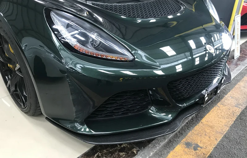 Авто Стайлинг OEM стиль углеродное волокно передний сплиттер глянцевая отделка