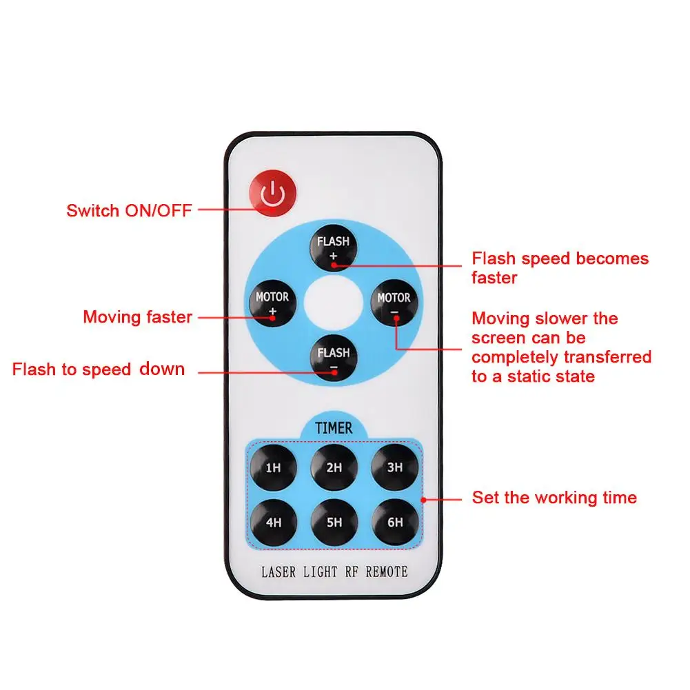 RF Wireless Remote 16 Switchable Patterns Film Light Led Decorative Lawn Spike Ground Stake Colorful Halloween Christmas H | Дом и сад