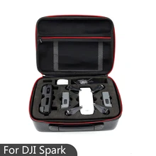 Черный портативный футляр для переноски жесткий DJI Spark Body с