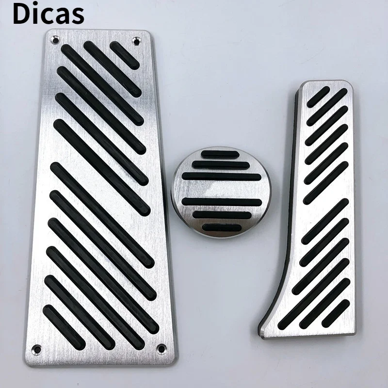 

Aluminium Car Accessory For Benz Smart Fortwo AT 2009-2014 Gas Accelerator Brake Foot Rest Pedals Pad Covers Stickers with logo