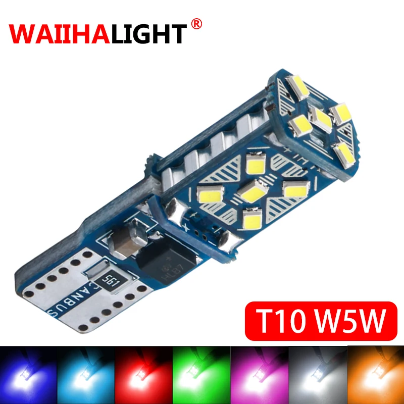 

1 шт. супер яркий T10 W5W светодиодный автомобильный клиновый боковой фонарь T10 194 светодиодный номерной знак лампы для чтения купольные W5W свет...