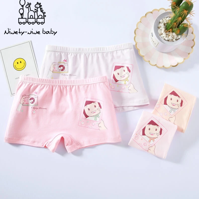 4 шт. хлопковые трусы боксеры|Трусики| |