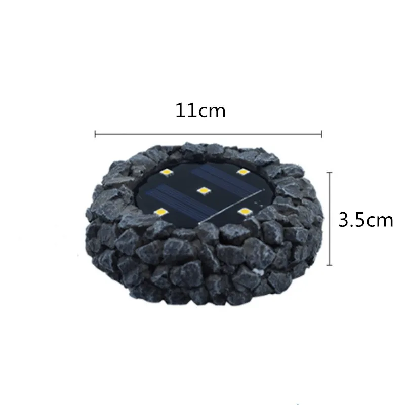 Имитация камня на солнечной батарее водонепроницаемый светильник для сада двора