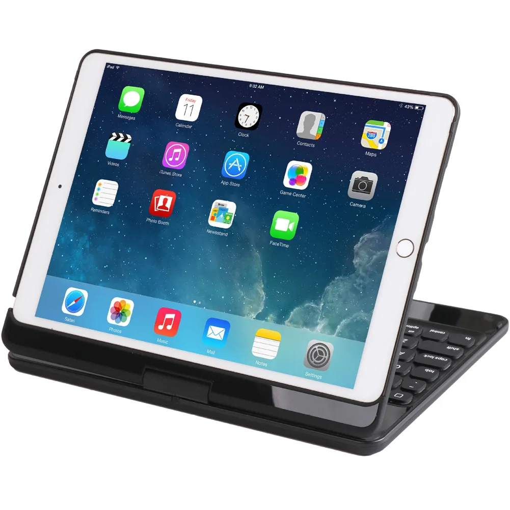 Чехол с беспроводной клавиатурой поворотом на 360 градусов умный чехол книжка