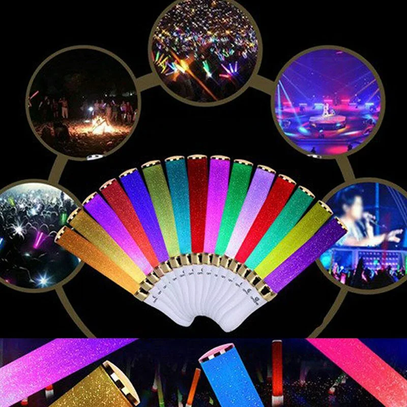 

Hot Sale 15 Patterns Glow Sticks for Concert Night Party Decor Glowing Supplies Light ED889