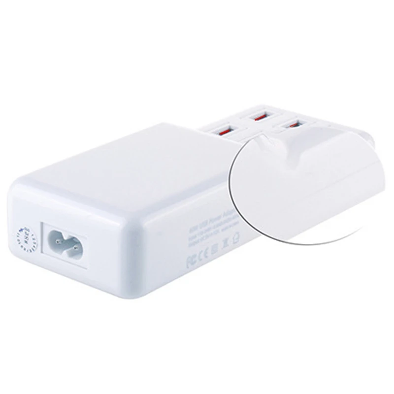 Топ 6 Usb 60 Вт порт зарядное устройство для мобильного телефона планшета 2 умная