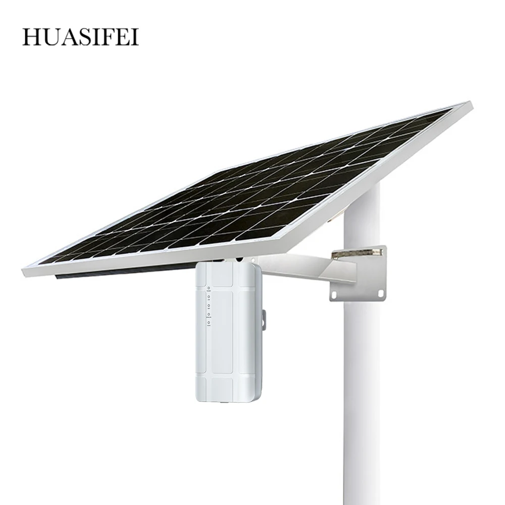 HUASIFEI 4g Солнечный роутер разблокированный 4G LTE FDD наружный CPE 300 Мбит/с беспроводной маршрутизатор наружный Wi-Fi роутер с солнечной энергией 4g