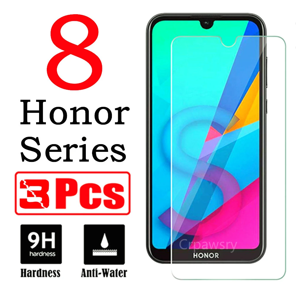 3 шт протектор экрана из закаленного стекла для Huawei Honor 10 9 Lite 8x 20i 10i Защитное