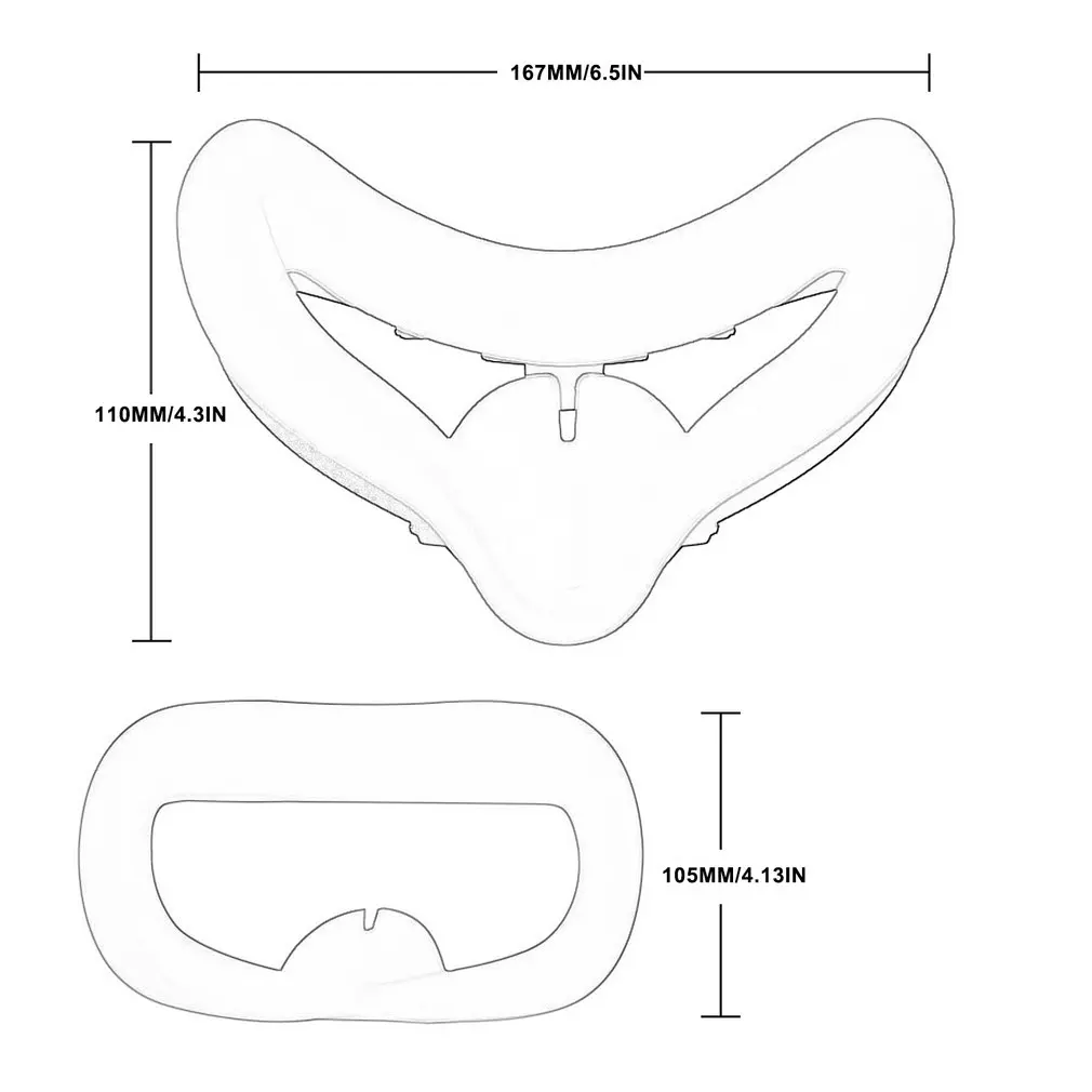Силиконовый светильник Блокировка маска для глаз крышка Накладка гарнитура