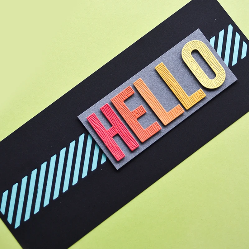 

2021 New Rectangle Stripes Background Metal Cutting Dies For DIY Craft Making Greeting Card and Scrapbooking Album No Stamps Set